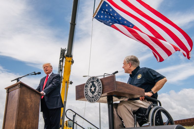 Former President Trump Joins TX Gov. Abbott