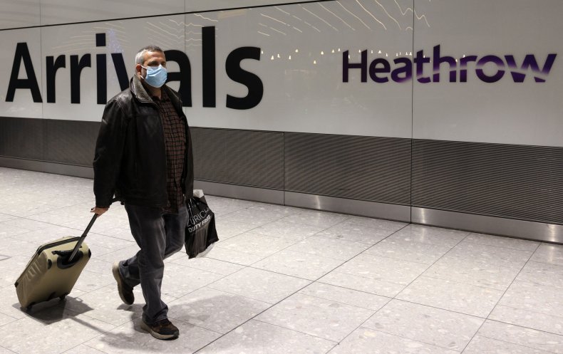 U.K. Covid-19 Testing Travel restrictions
