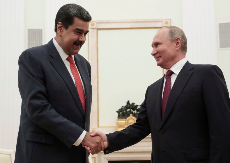 Venezuela, Maduro, meets, Russia, Putin, Moscow, 2019