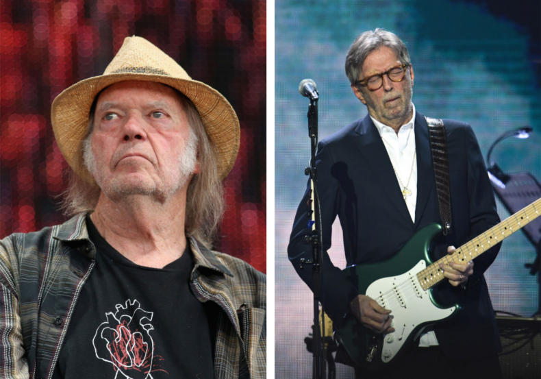 Neil Young Eric Clapton COVID-19 Vaccines