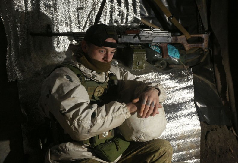 Ukrainian serviceman
