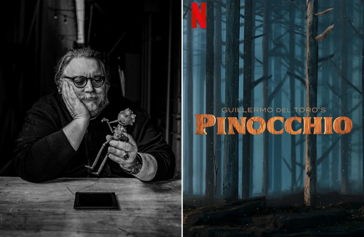 Guillermo del Toro and the "Pinocchio" poster