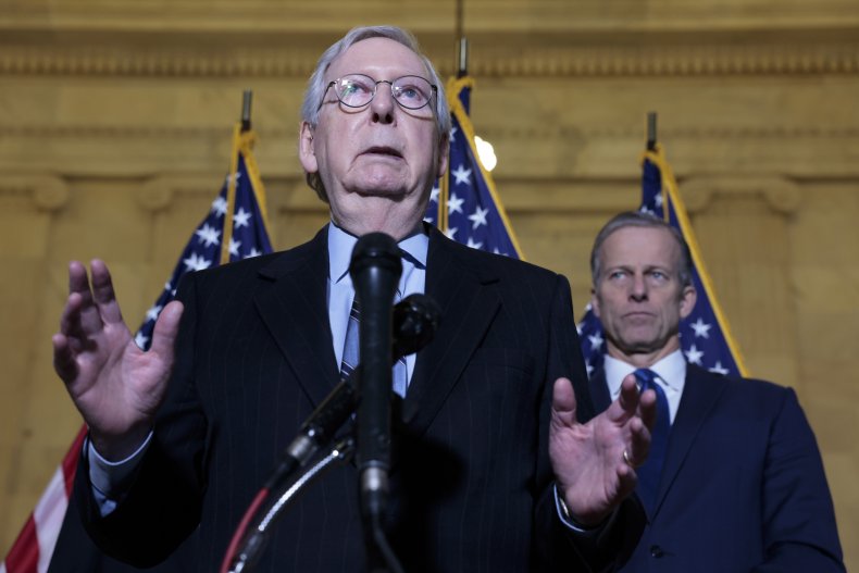 Mitch McConnell Joe Biden Ukraine Russia Troops