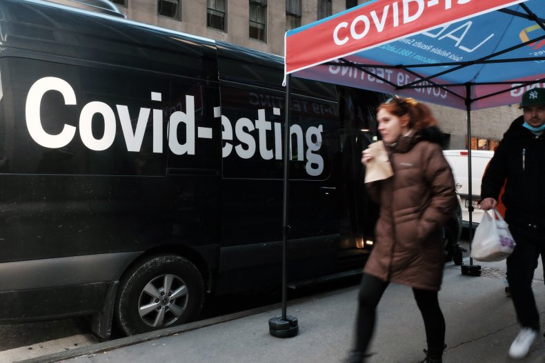 Covid testing site