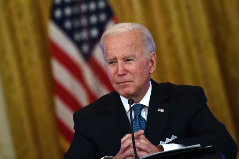 President Joe Biden At Table