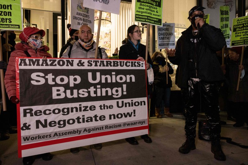 Amazon New York Union Vote
