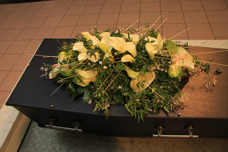 File photo of a coffin.