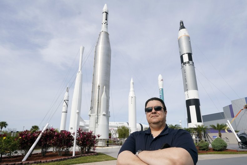 Kyle Hippchen at the Kennedy Space Center