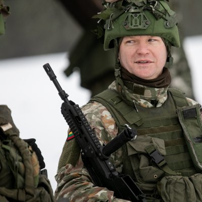 Lithuanian soldiers in training amid Ukraine tensions Lithuanian soldiers in training amid Ukraine tensions