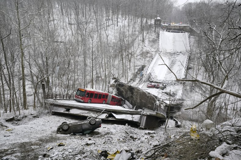 Pittsburgh, Pennsylvania, bridge collapse