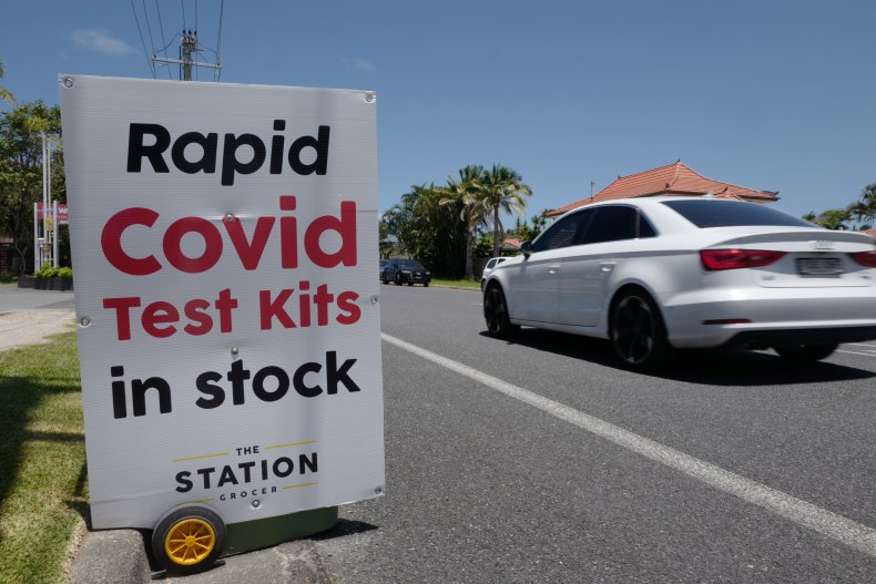 COVID tests in Australia