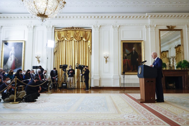 President Biden gives press conference