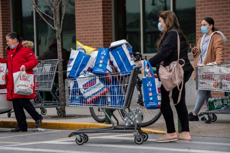 People Prepare For Winter storm