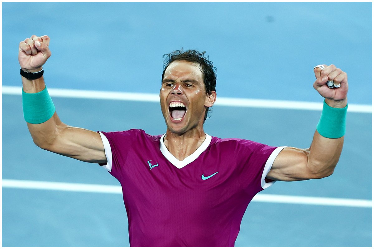 Rafael Nadal at the Australian Open 