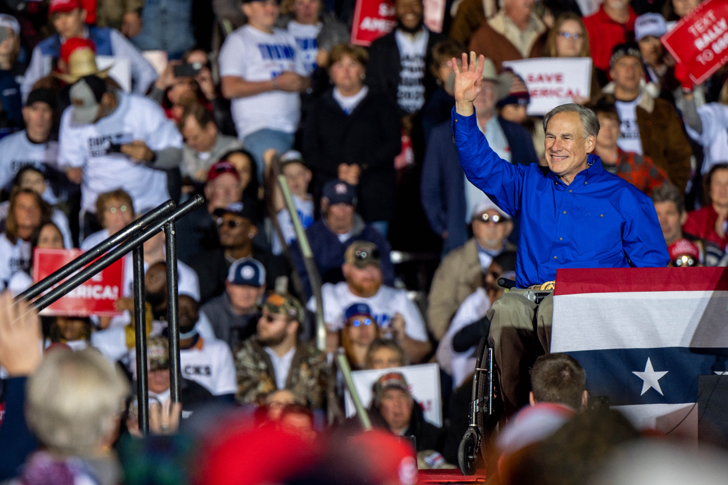 Video Shows Trump Rally Goers In Texas Booing Rino Governor Greg Abbott Newsweek 1814