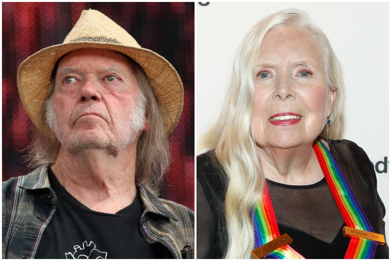 Neil Young and Joni Mitchell