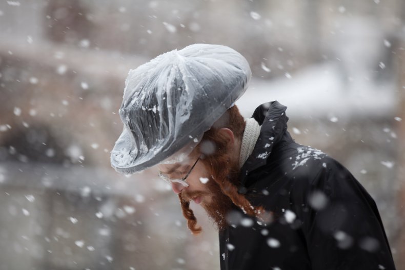 Orthodox Jews snow plow video hate crime