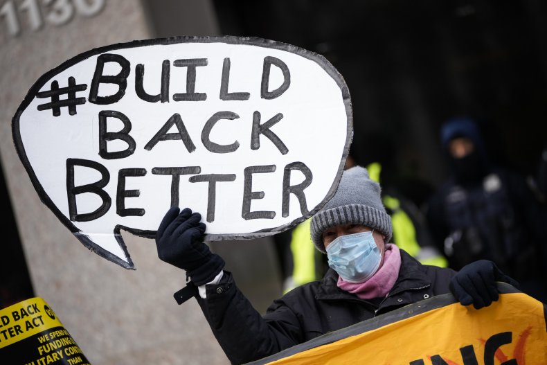Build Back Better Rally