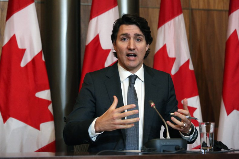 Justin Trudeau Politicians COVID Disinformation Protest Conservative