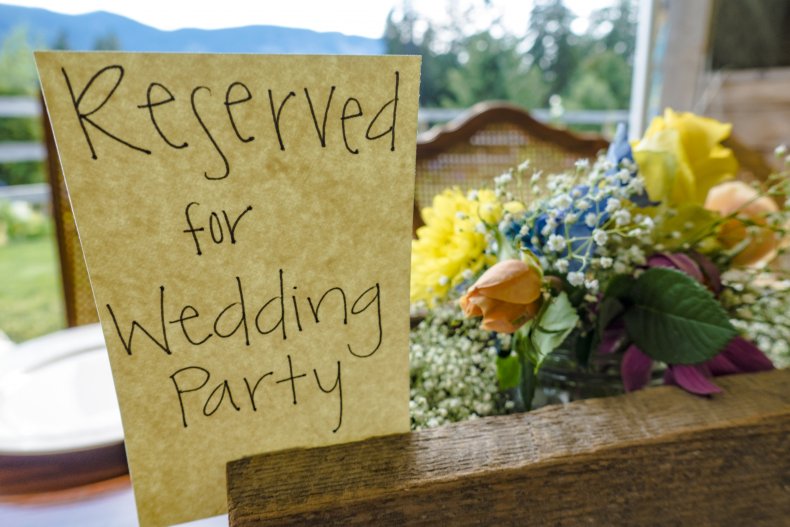 File photo of wedding table. 