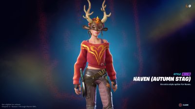 Fortnite Haven Autumn Stag Mask Fortnite Haven Autumn Stag Mask