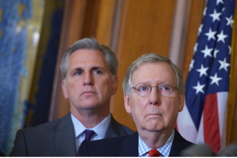 Mitch McConnell and Kevin McCarthy in 2015