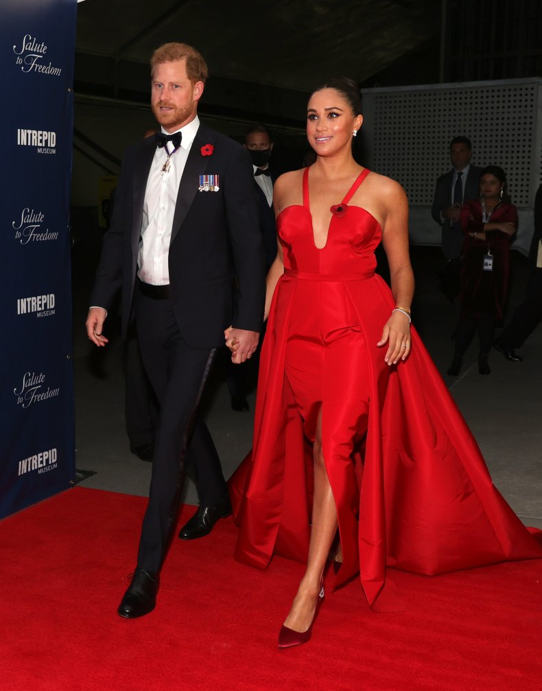 Harry and Meghan Attend Intrepid Awards