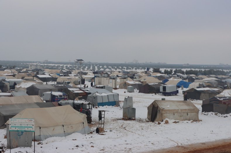Tents in Syria