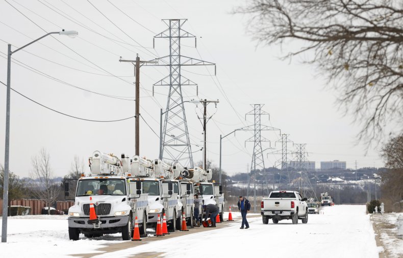Texas ERCOT energy grid failing snowstorm