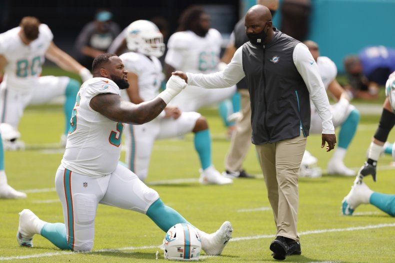 Former Miami Coach Brian Flores