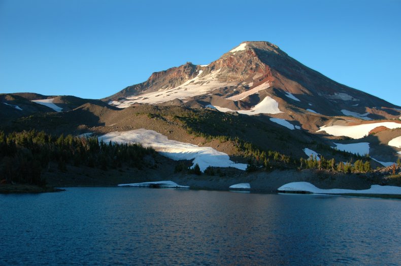 Stock image of South Sister volcano