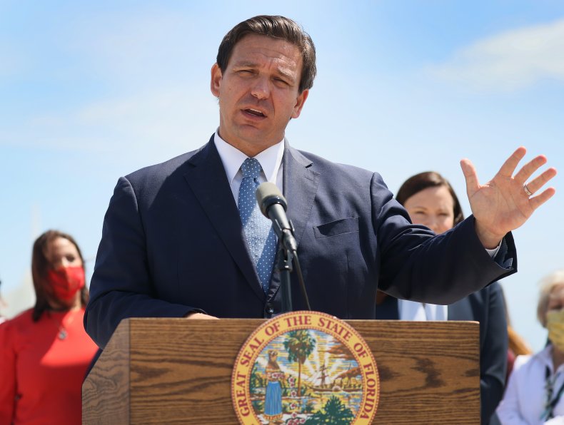 Ron DeSantis Speaks to the Media
