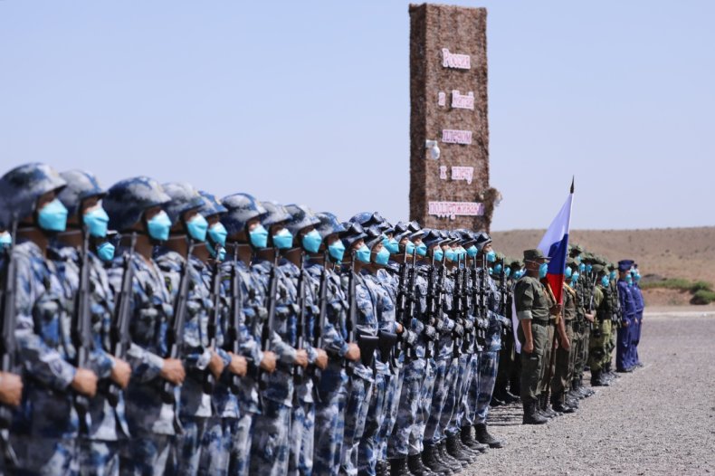 China, Russia, Sibu, Zapad, Interaction, 2021, parade