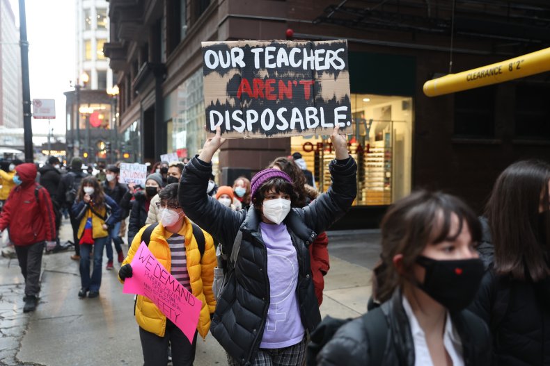 Teacher Rally in Chicago