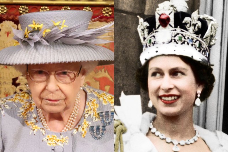 The Queen Now and at Coronation