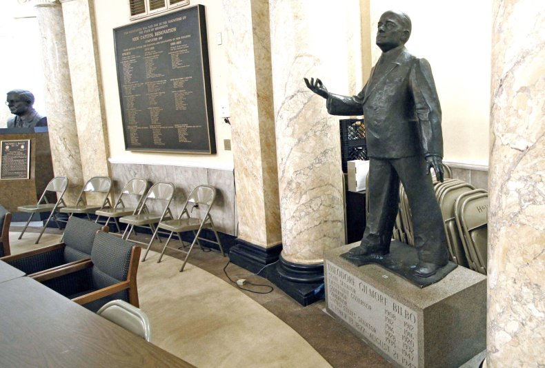 Mississippi Theodore Bilbo Racist Statue Removal