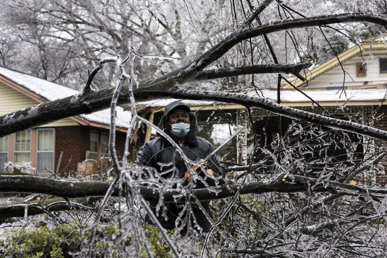 Memphis snow storm