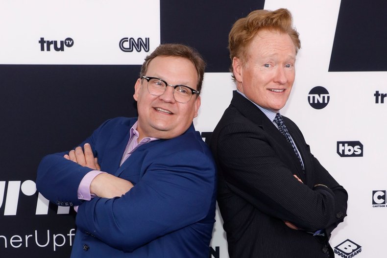 Andy Richter and Conan O'Brien