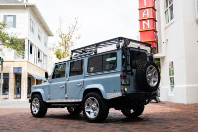 Tesla Powered Land Rover Defender 110