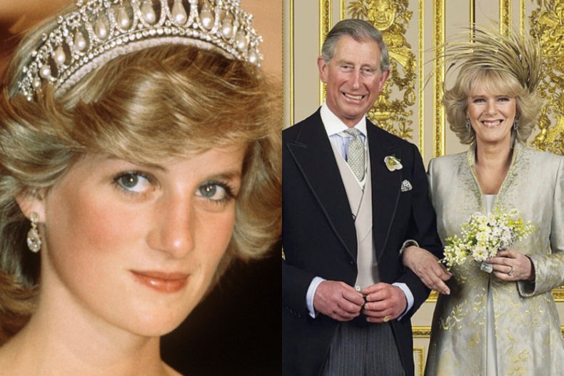 Princess Diana and Charles and Camilla