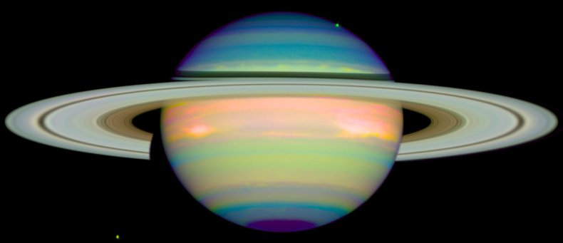 Saturn in Infrared
