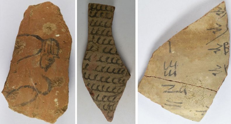 Ancient Egyptian Ceramic Sherds