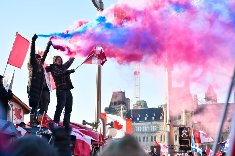 Protesters TikTok Viral Video Ottawa COVID Canada