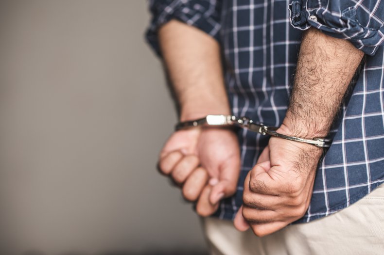 Man in handcuffs
