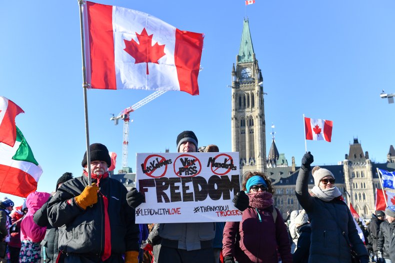 Canada Freedom Convoy Protest Organizer Ottawa Maverick