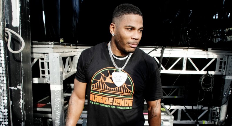 Nelly backstage
