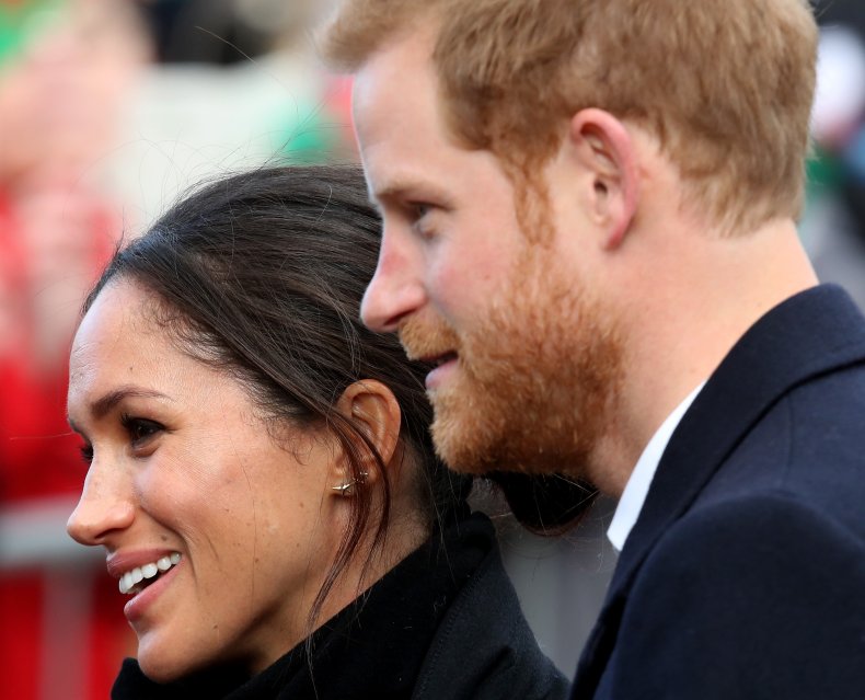 Meghan Markle and Prince Harry in Wales