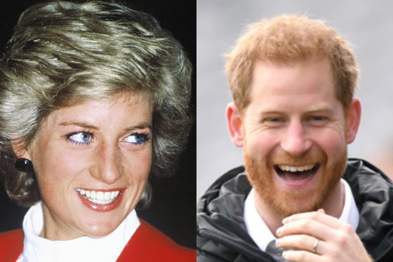 Princess Diana and Prince Harry
