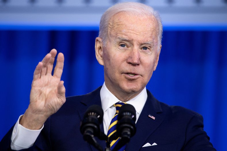 President Joe Biden speaks
