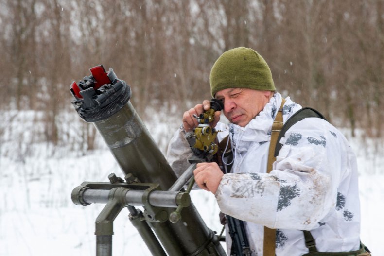 Ukraine soldier training in Kharkiv Ukraine Russia